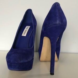 Steve Madden Electric Royal Blue Super High Heels